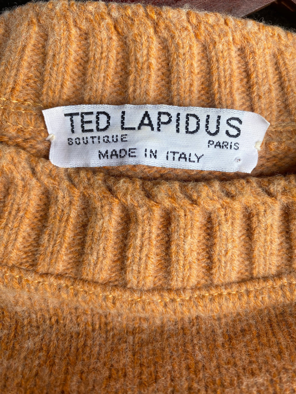 Ted Lapidus Camel Beige Sweater