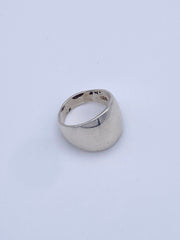 Wide Modernist Sterling Ring