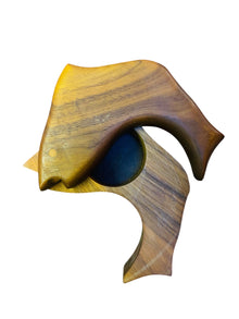 Walnut Wood Trout Trinket Box