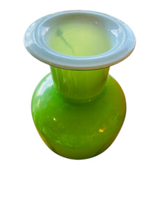 Lime Green Holmegaard Empoli Glass