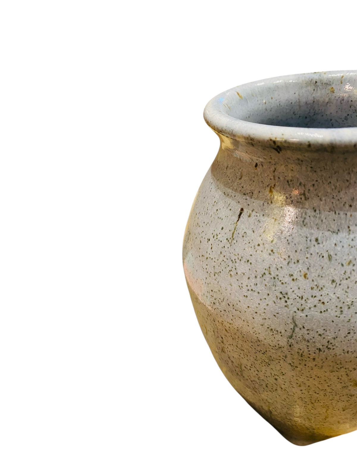 Violet Soda Fired Palm Springs Studio Pottery Vase