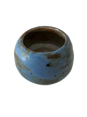 Small 1960s Cerulean Blue Studio Pottery
