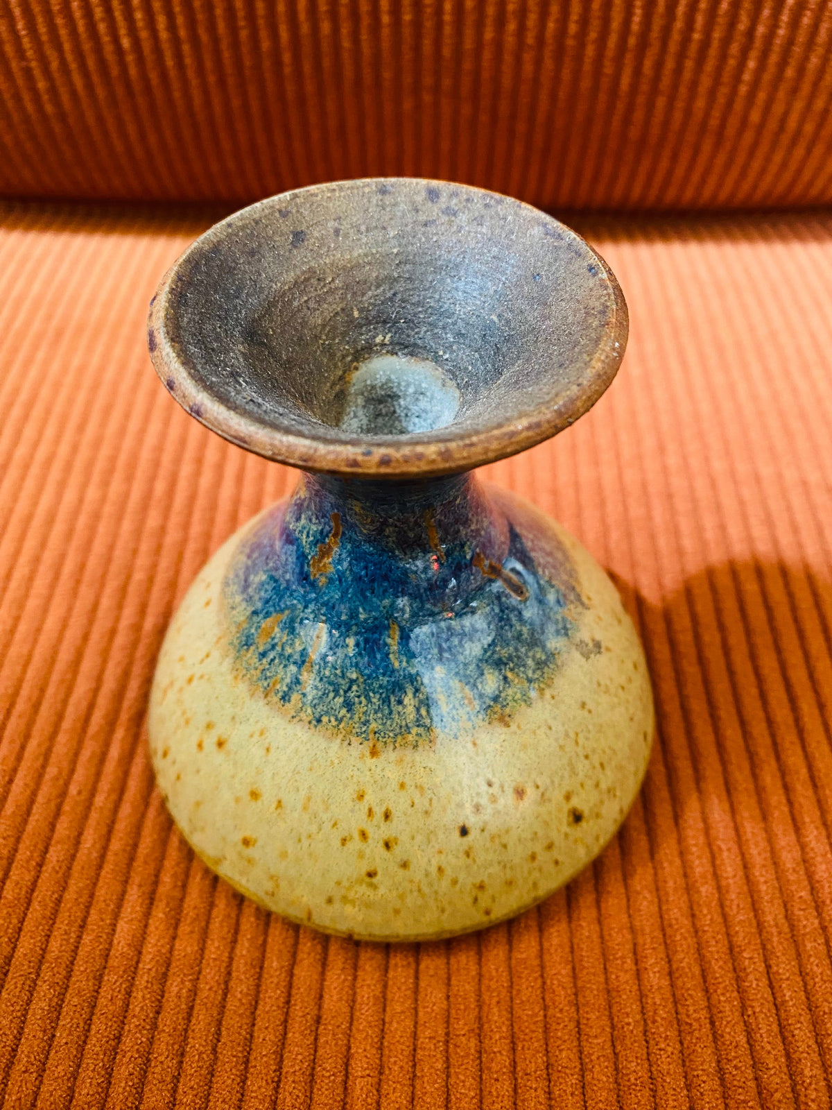 Midcentury Weed Pot Signed