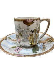 Art Deco Set of Four Japanese Tea set