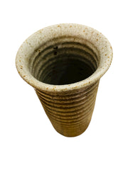 Studio Stoneware Stripped Vase by John West