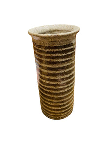 Studio Stoneware Stripped Vase by John West