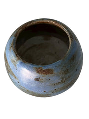 Small 1960s Cerulean Blue Studio Pottery
