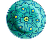 Set of Four Distinct Beautiful Hand Painted Floral Plates from Hungry