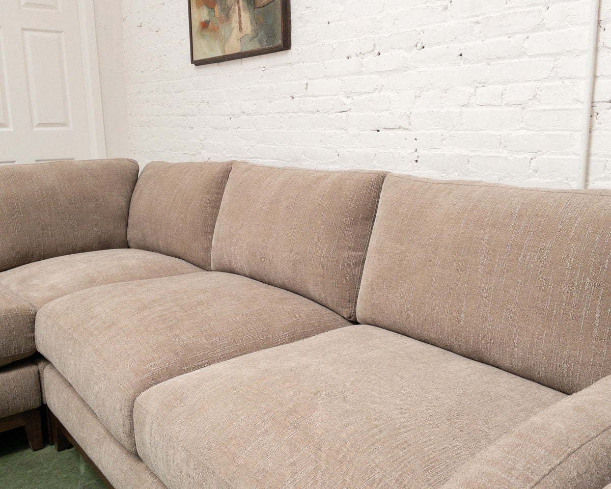 Lisette Sectional in Chandler Cocoa