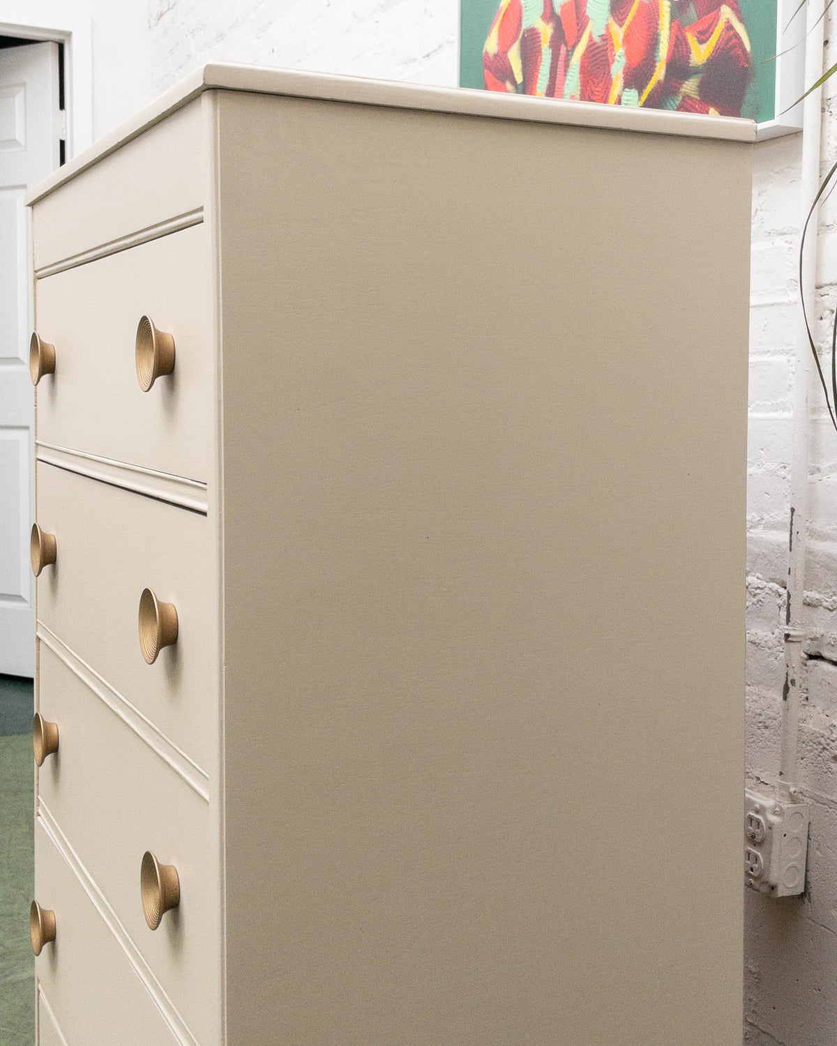 Almond Art Deco Dresser