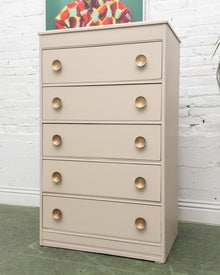 Almond Art Deco Dresser
