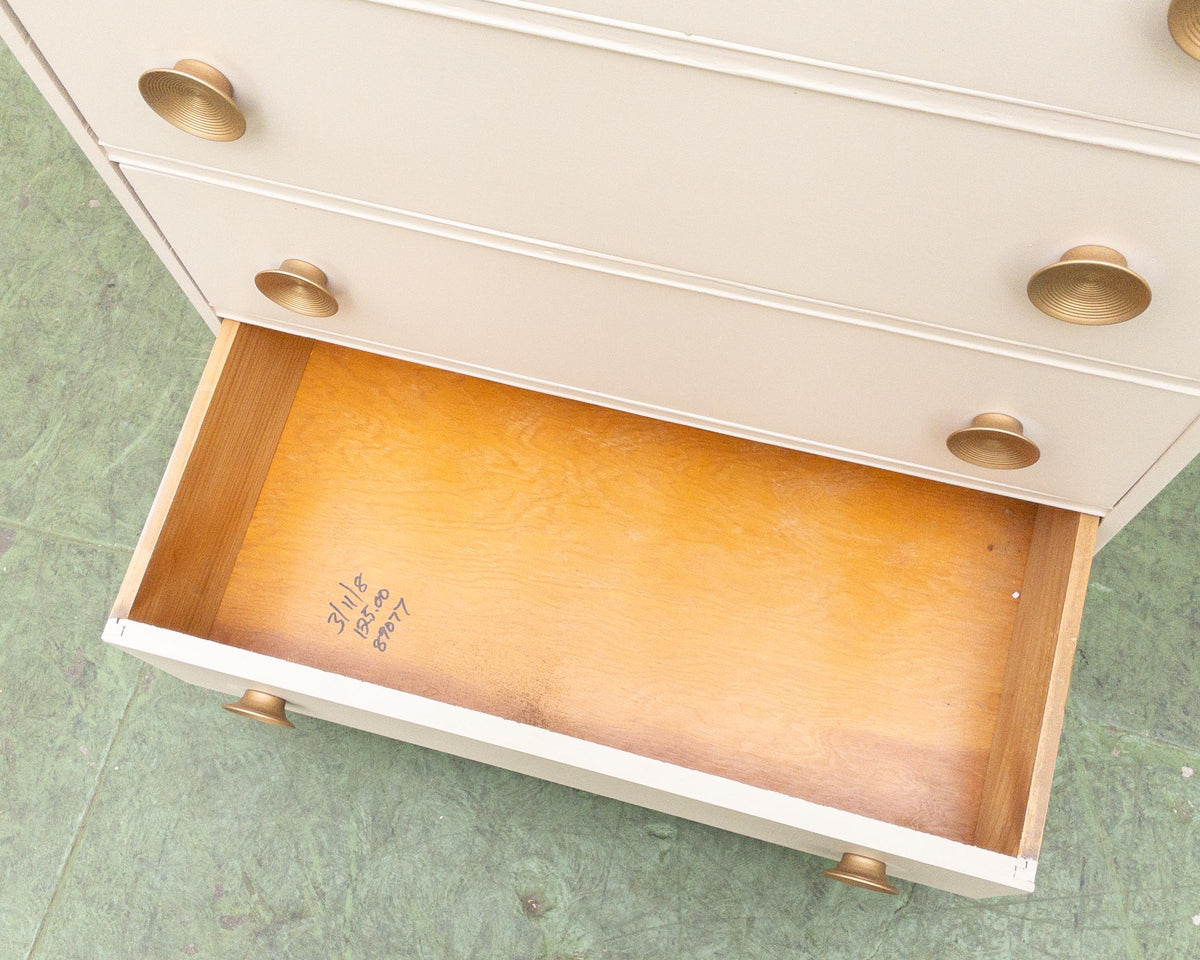 Almond Art Deco Dresser