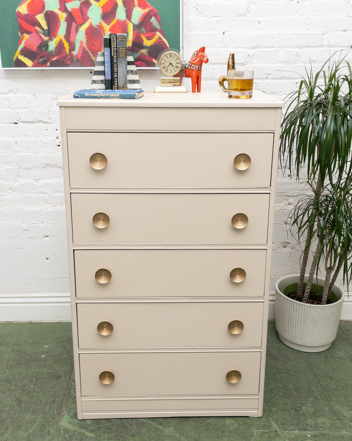 Almond Art Deco Dresser