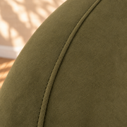 Axel Swivel Accent Chair in Olive Green