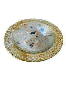 Hand Blown Art Glass with Hints of Gold