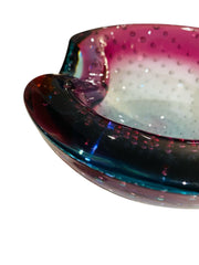 Rare Purple and Blue Bullicante Shell Bowl