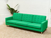 Don Sofa in Grass Green Tweed