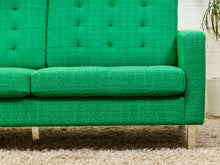 Don Sofa in Grass Green Tweed