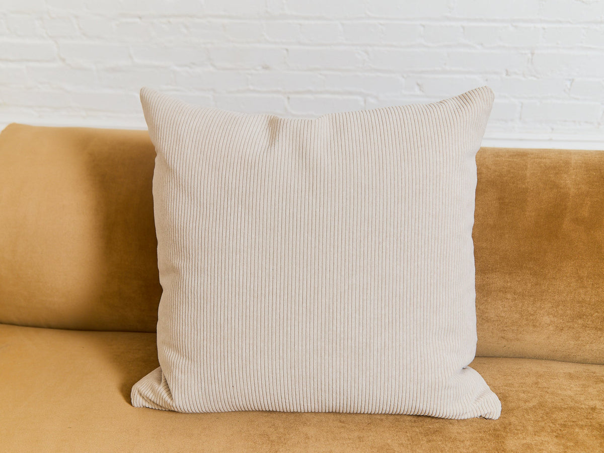 Corduroy Pillow in Groove Oat