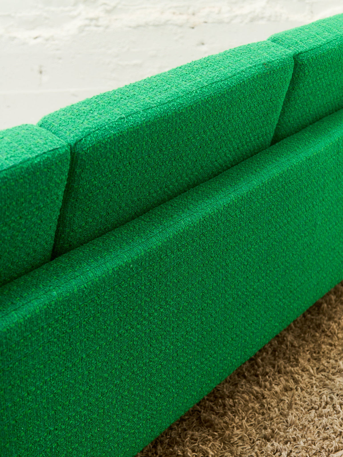 Don Sofa in Grass Green Tweed