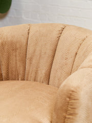 Rowan Swivel Chair in Maya Caramel Fabric