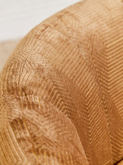 Rowan Swivel Chair in Maya Caramel Fabric