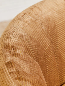 Rowan Swivel Chair in Maya Caramel Fabric