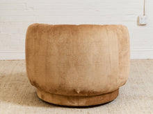 Rowan Swivel Chair in Maya Caramel Fabric