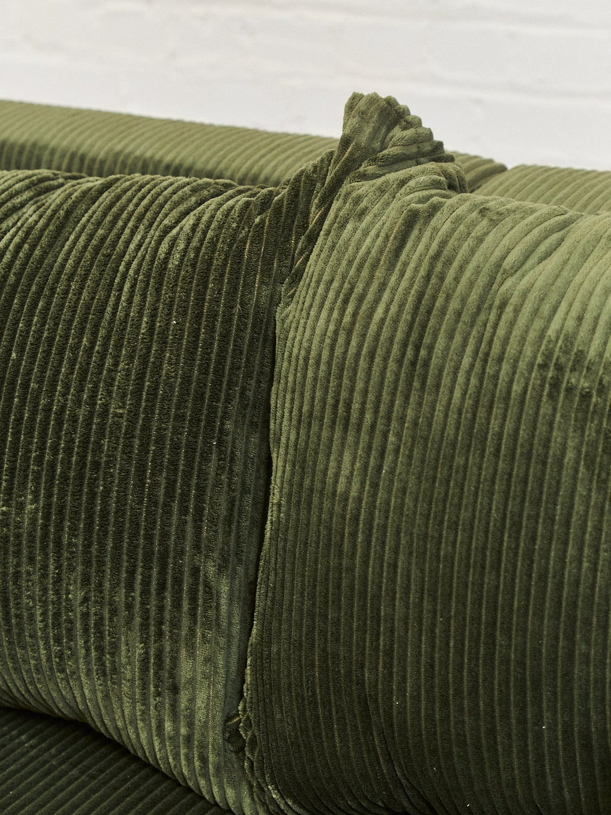 Low Profile Corduroy Lounging Sofa