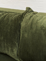 Low Profile Corduroy Lounging Sofa