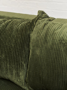 Low Profile Corduroy Lounging Sofa