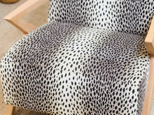 Zephyr Lounge Chair in Cheetah Upholstery