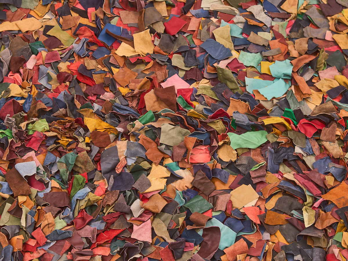 Vintage leather Rug