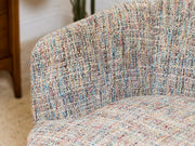 Rowan Swivel Chair in Casbah Fabric