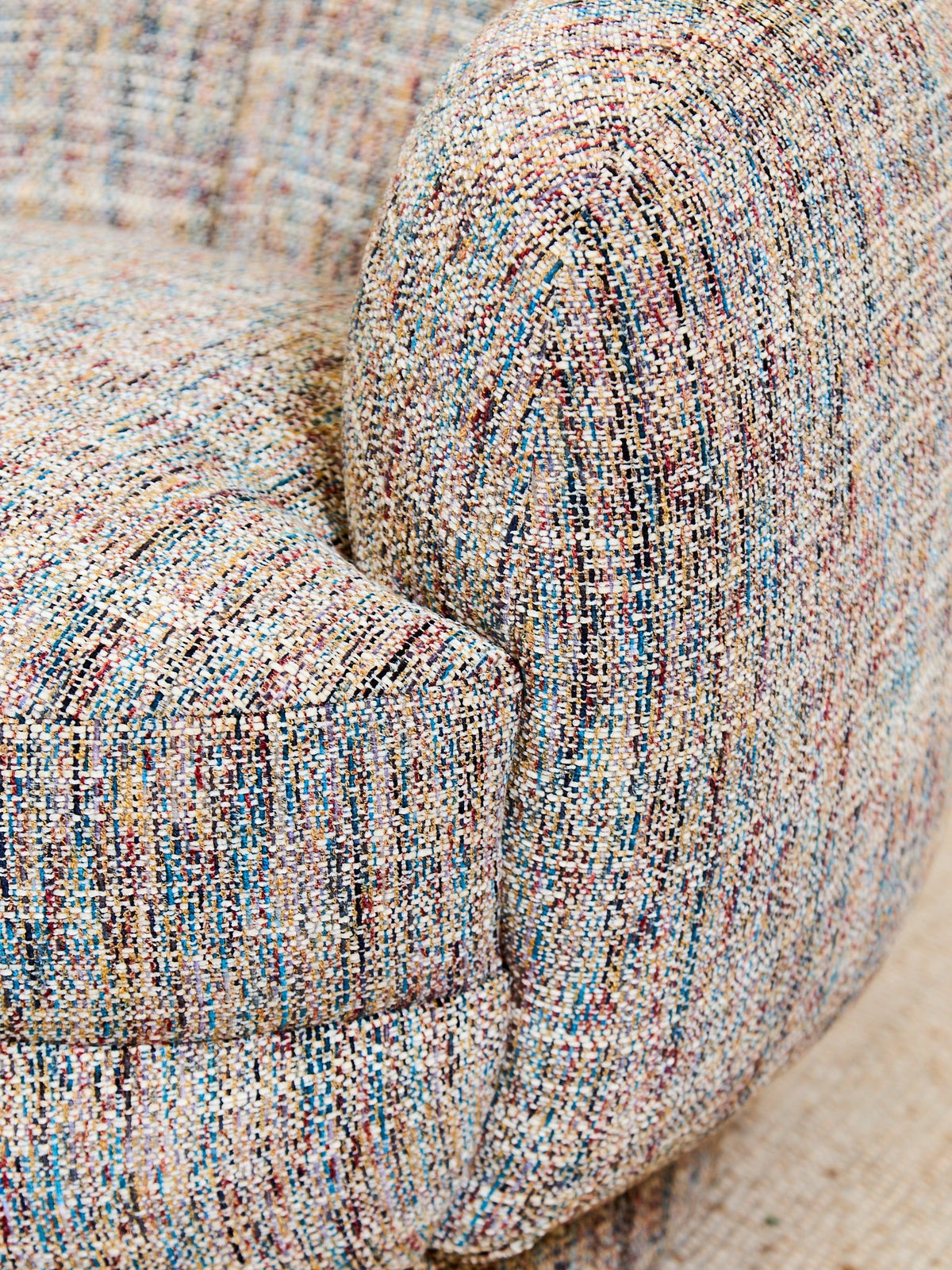Rowan Swivel Chair in Casbah Fabric