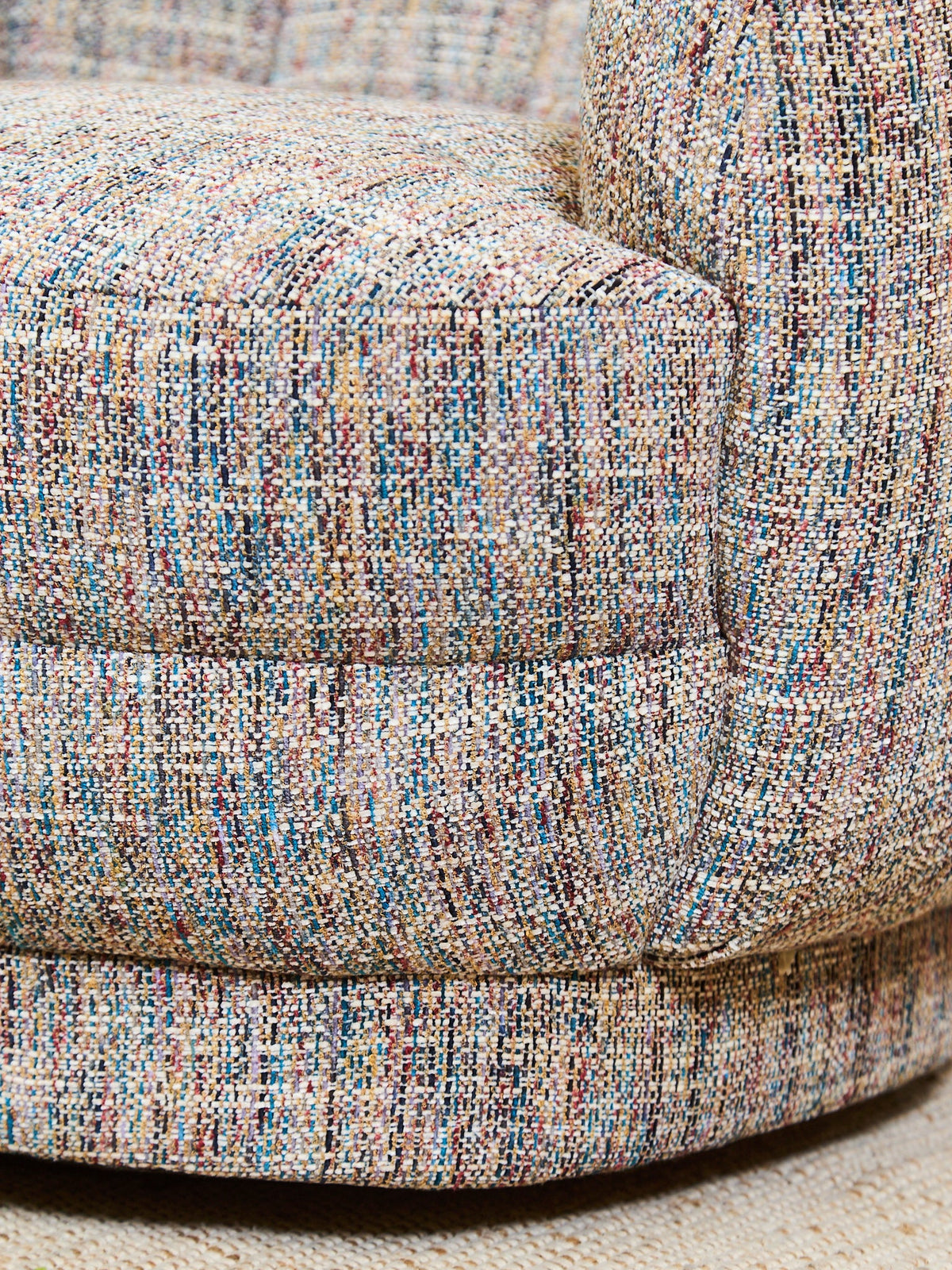 Rowan Swivel Chair in Casbah Fabric