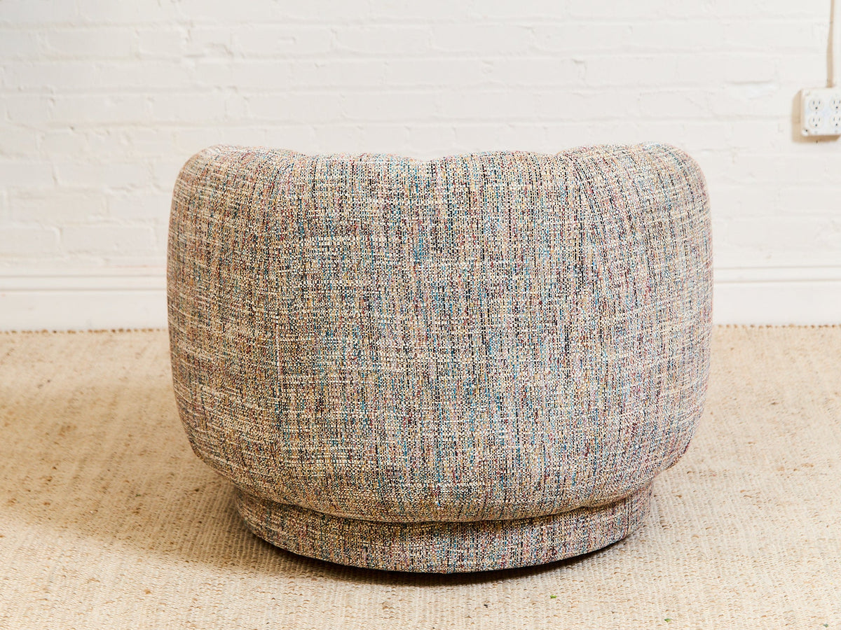 Rowan Swivel Chair in Casbah Fabric