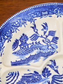 Antique Blue Willow Plate