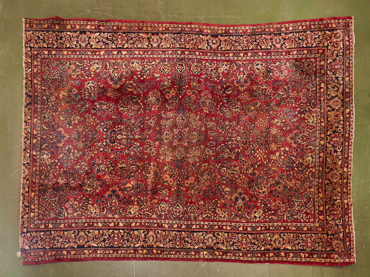 Large Persian Rug as Found