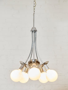 Scolari Vintage Chrome Pendant Chandelier