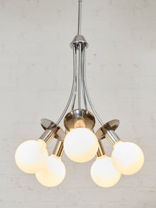 Scolari Vintage Chrome Pendant Chandelier