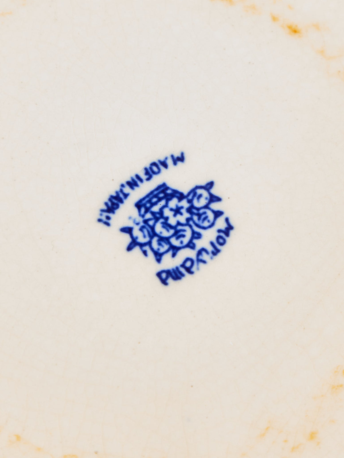 Antique Blue Willow Plate