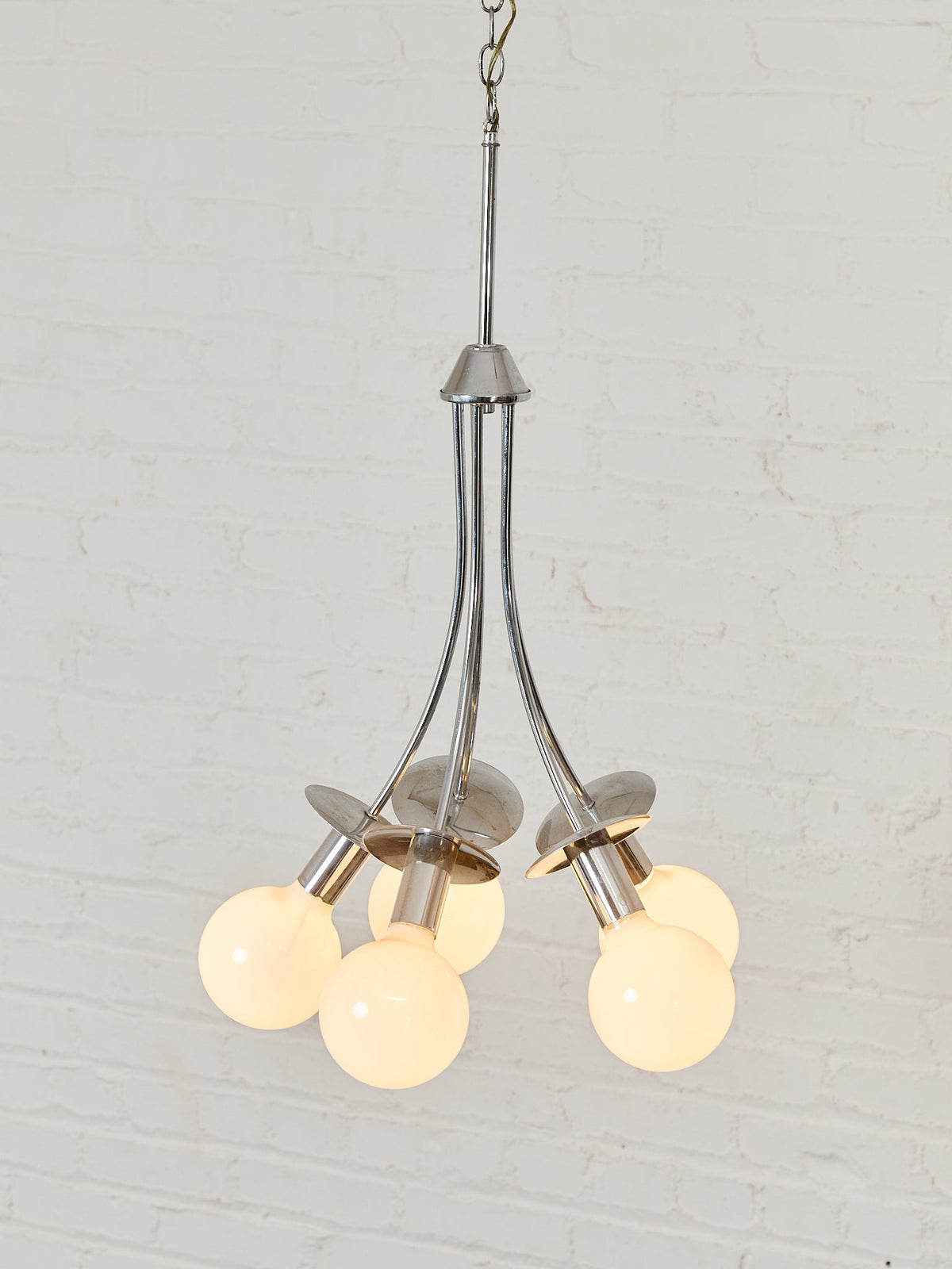 Scolari Vintage Chrome Pendant Chandelier