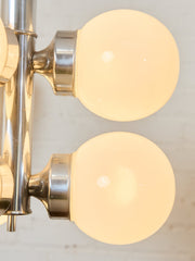 Italian Vintage Chrome Pendant Chandelier