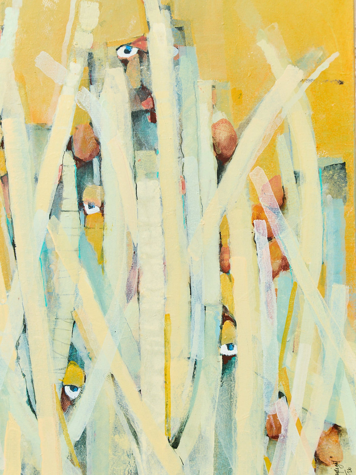 Eyes in the Fields Oil Painting