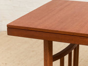 Expandable Dining Table with Sculptural Base Restored
