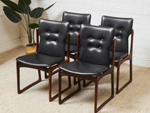 Rare Set of Danish Vamdrup Stolefabrik Rosewood Dining Chairs