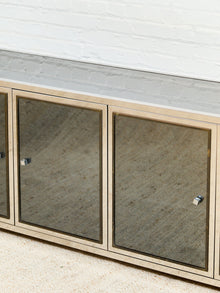Angolo Metal Arte in Italy, 1960s Chrome and Mirror Glass Sideboard