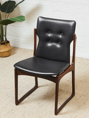 Rare Set of Danish Vamdrup Stolefabrik Rosewood Dining Chairs