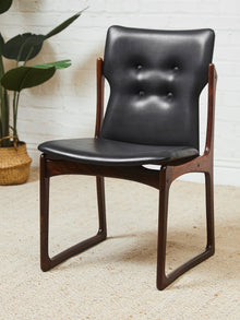 Rare Set of Danish Vamdrup Stolefabrik Rosewood Dining Chairs